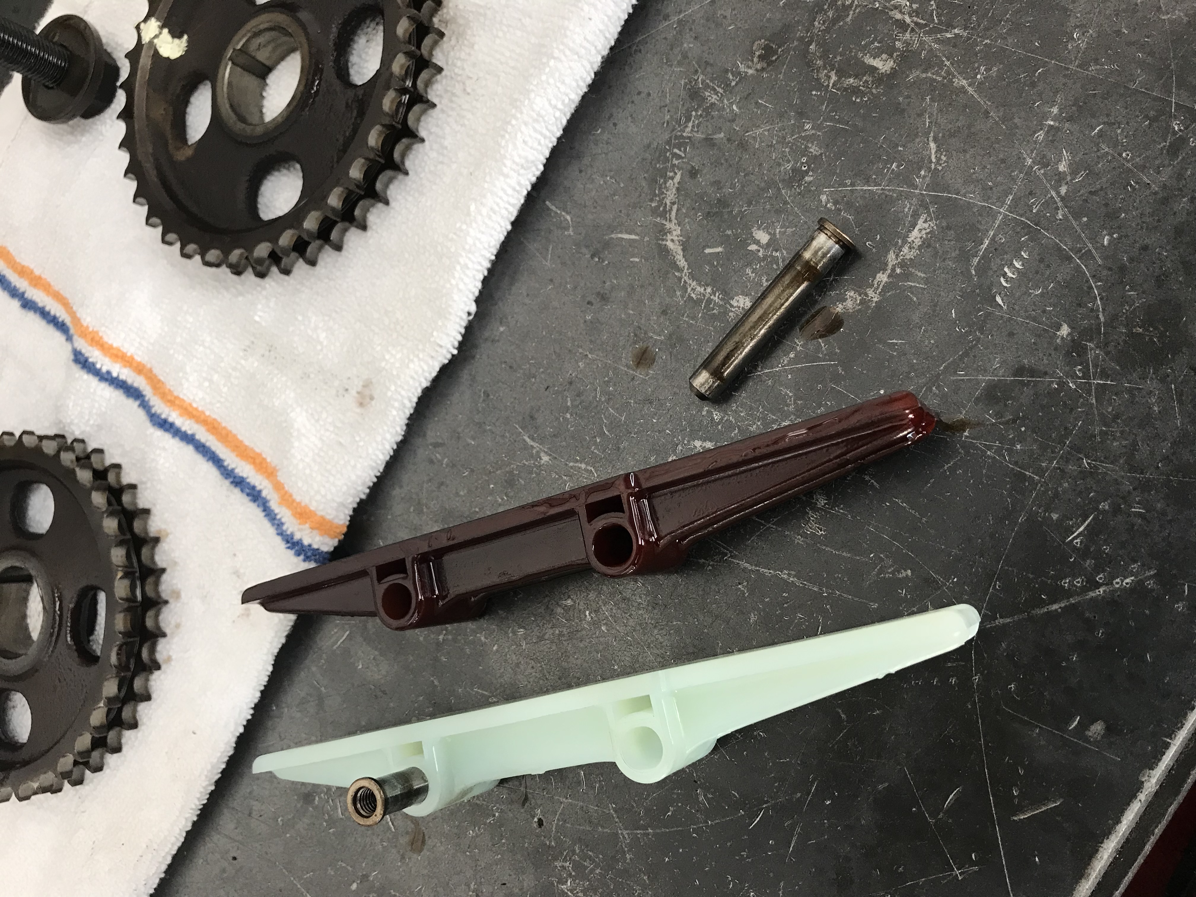 Timing chain guides